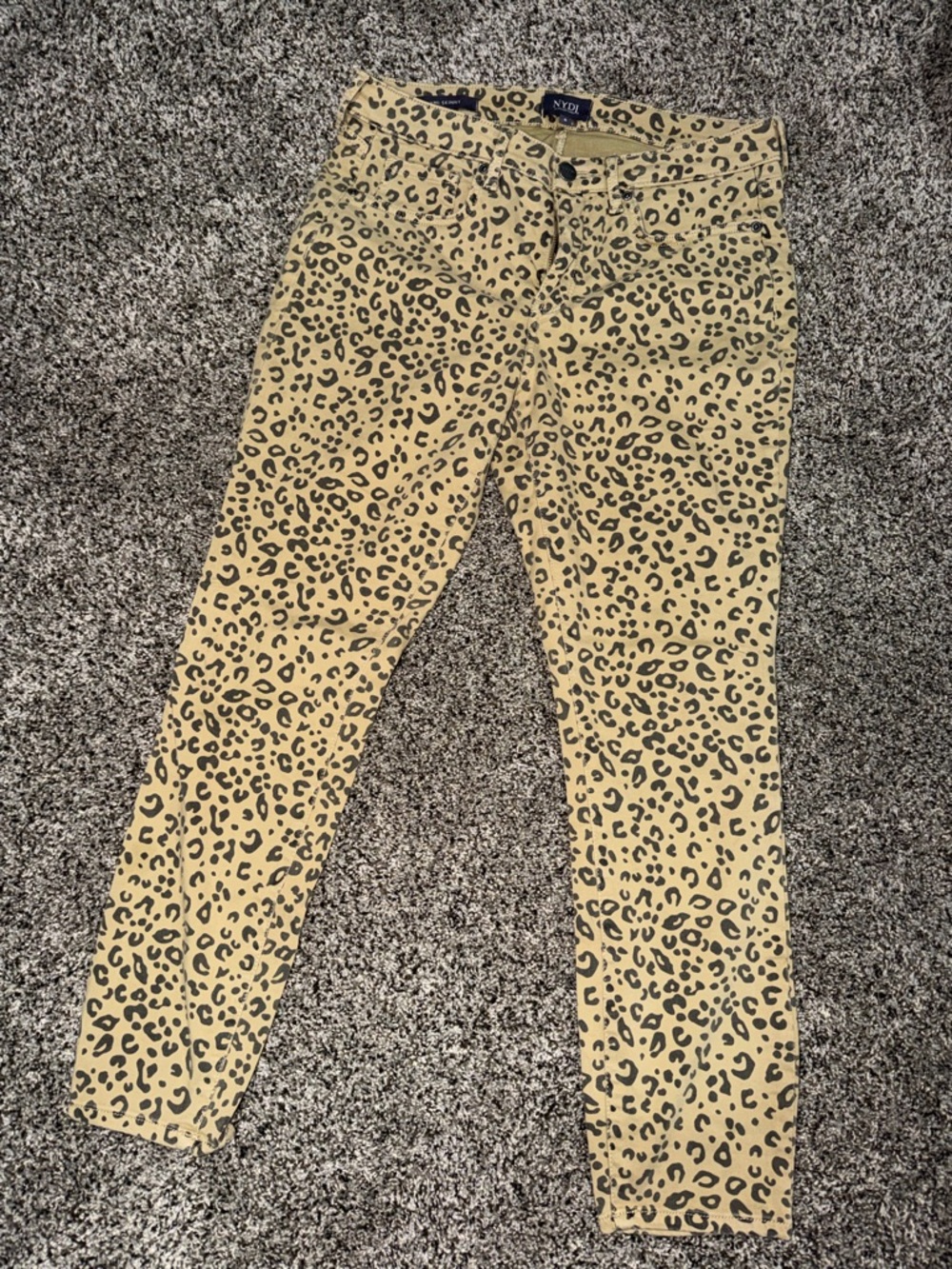 NYDJ Women's Leopard Print Skinny Jeans